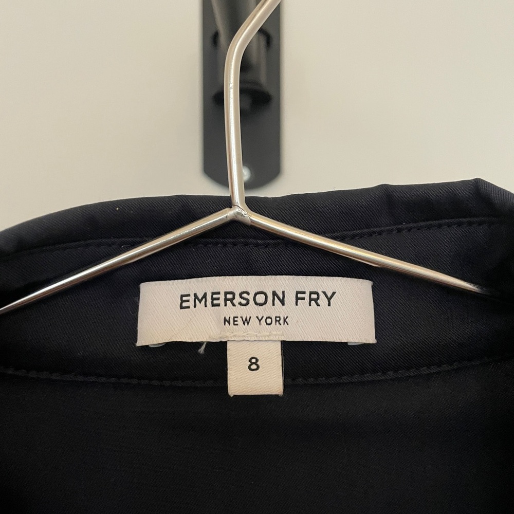 Emerson Fry Navy Shirtdress